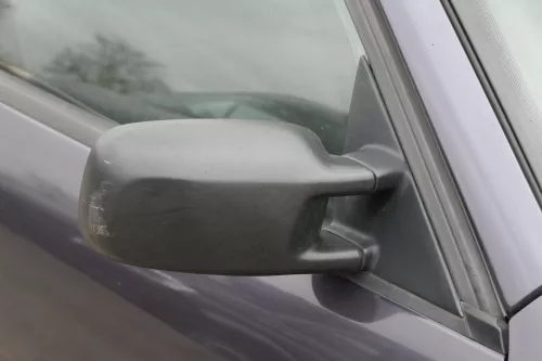 VW Passat 3A 35i elektrischer Spiegel Außenspiegel rechts + Glas schwarz matt (156507)