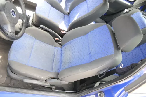 Seat Arosa Lupo Sitz vorne links Fahrersitz Höhenverstellung blau schwarz (156904)