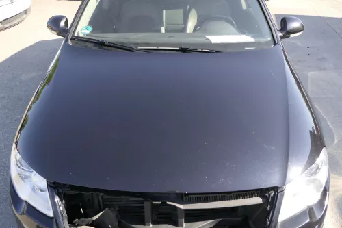 VW Passat 3C Motorhaube Klappe vorne vorn Haube schwarz LC9X deepblack black