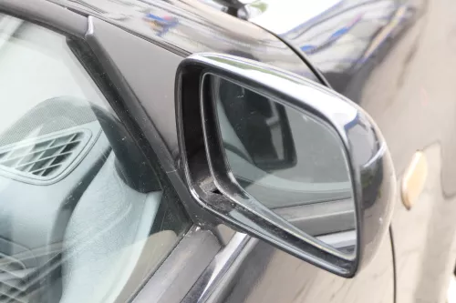 VW Polo 6N manueller manuell Spiegel Außenspiegel rechts + Glas schwarz LC9Z (157168)