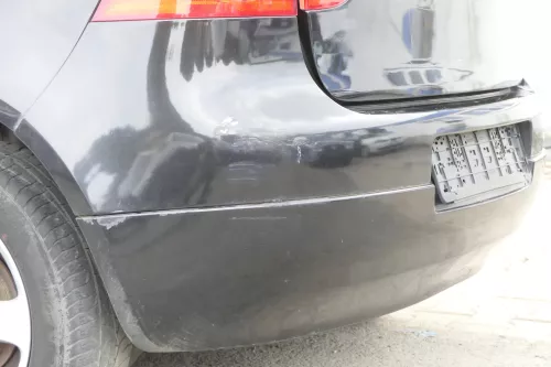 VW Golf 5 1K Limousine Stoßstange hinten Heckstoßstange schwarz LC9Z blackmagic (157190)