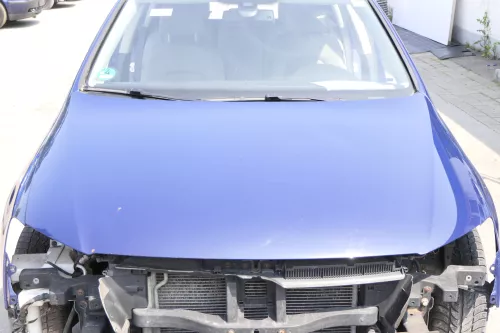 VW Passat 3C Motorhaube Klappe vorne vorn Haube blau LA5E (157199)