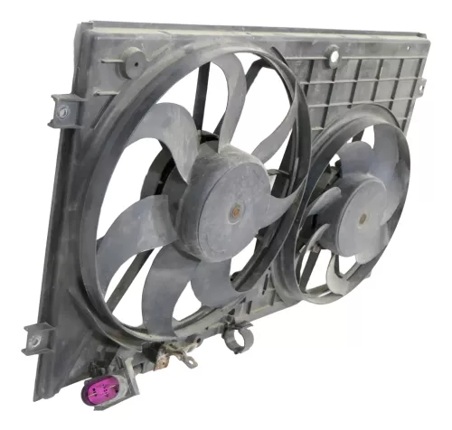 VW Golf 5 Lüfterzarge Lüfter Kühlerlüfter Klimaanlage 1K0121207BB Eos Touran (157238)