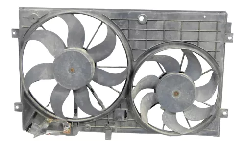 VW Golf 5 Lüfterzarge Lüfter Kühlerlüfter Klimaanlage 1K0121207BB Eos Touran (157238)