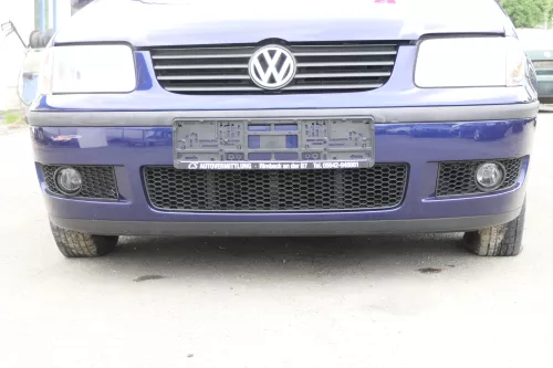 VW Polo 6N2 Stoßstange vorne Frontstoßstange Stoßfänger blau LB5N indigo NSW (157251)