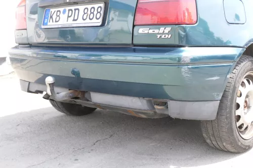 VW Golf 3 1H 1E Cabrio Limousine Stoßstange hinten Heckstoßstange grün LC6P (157264)