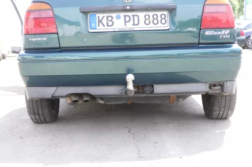 VW Golf 3 1H 1E Cabrio Limousine Stoßstange hinten Heckstoßstange grün LC6P