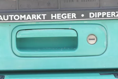 Polo 6N Golf 4 6N2 Lupo Griff Heckkklappe Heckklappengriff grün LD6D Öffner (157299)