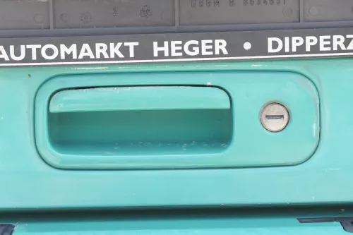 Polo 6N Golf 4 6N2 Lupo Griff Heckkklappe Heckklappengriff grün LD6D Öffner (157299)