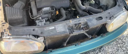 VW Golf 3 Schloßträger mit Kühler Doppellüfter Halter 1,9 TDI 66kw