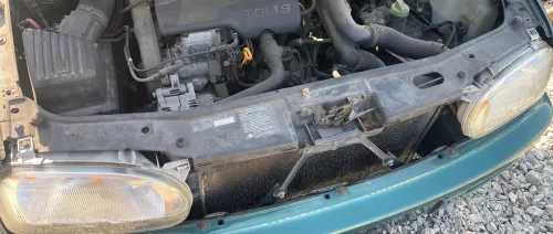 VW Golf 3 Schloßträger mit Kühler Doppellüfter Halter 1,9 TDI 66kw 