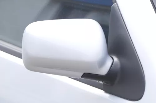VW Polo 6N elektrischer elektrisch Spiegel Außenspiegel rechts silber LB7Z +Glas