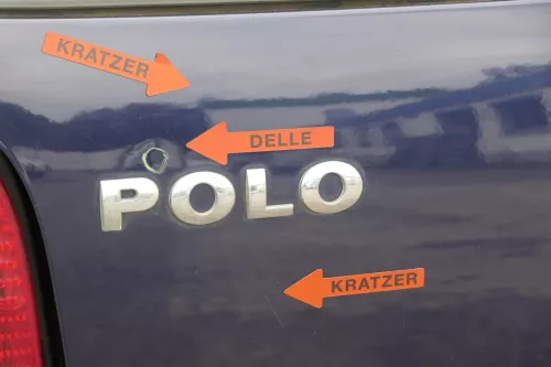 Polo 6N2 Heckklappe Klappe hinten Kofferraumklappe blau LB5N indigoblau (157853)