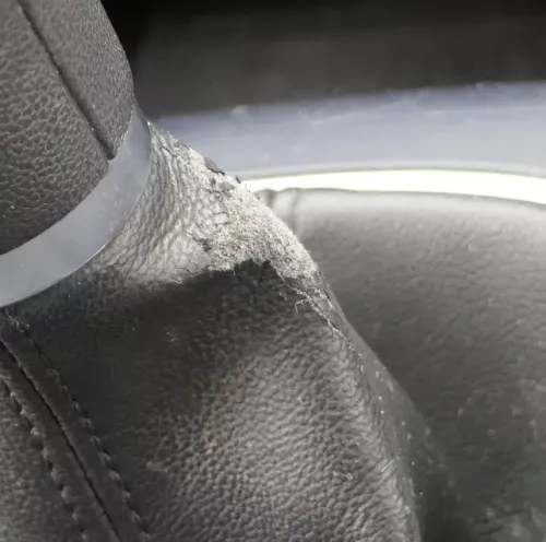 Audi A3 8P Schaltknauf Schaltsack Schaltung Schaltknüppel 6-Gang Original schwar (157883)