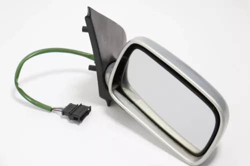 VW Polo 6N elektrischer elektrisch Spiegel Außenspiegel rechts silber LB7Z &Glas