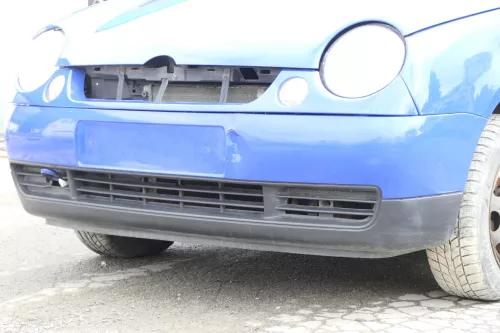 VW Lupo Stoßstange vorne Frontstoßstange Stoßfänger blau LW5Z jazzblue (158150)