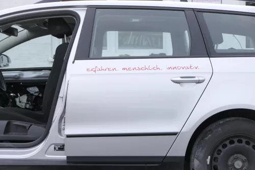 VW Passat 3C Kombi Variant Tür hinten links silber LA7W  -OHNE Anbauteile