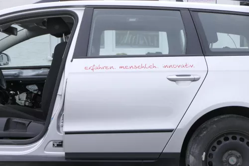 VW Passat 3C Kombi Variant Tür hinten links silber LA7W  -OHNE Anbauteile (158173)