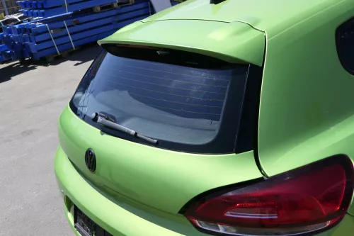 VW Scirocco 3 Heckklappe Klappe Scheibe grün LR6T Spoiler  (158200)