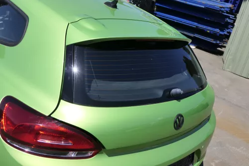 VW Scirocco 3 Heckklappe Klappe Scheibe grün LR6T Spoiler  (158200)