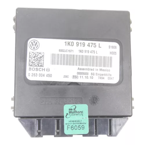 VW Eos Caddy Scirocco Steuergerät Einparkhilfe 1K0919475L Z09 Parkhilfe PDC (158215)