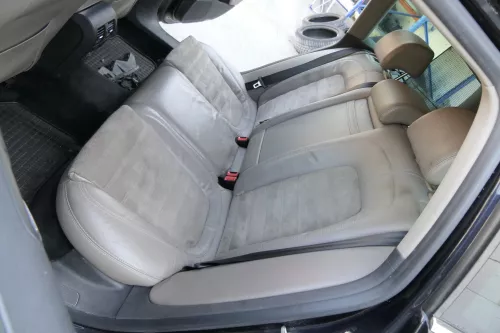 VW Passat 3C Kombi Sitz Rückbank Rücksitzbank Sitze Leder Lehne latte macchiato (158283)
