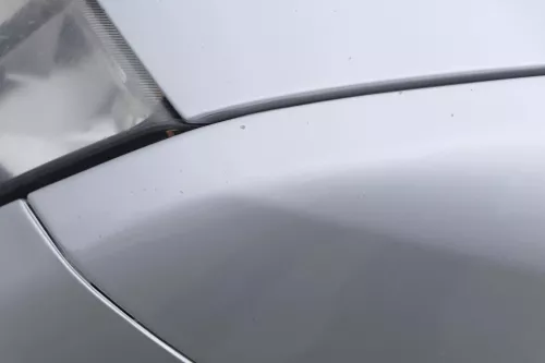 Skoda Fabia 6Y Kotflügel vorne links grau silber LF7T auch Kombi - Rost - BILDER (158342)
