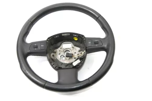 Audi A6 4F Q7 Lenkrad 3-Speichen Multifunktionslenkrad 4F0419091DF schwarz