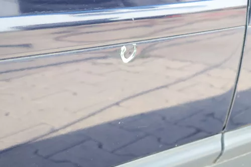 Audi A6 4B C5 Tür Türblatt hinten rechts blau LY5K (158573)
