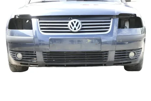 VW Passat 3BG Stoßstange vorne Frontstoßstange Stoßfänger grau blau LC5F