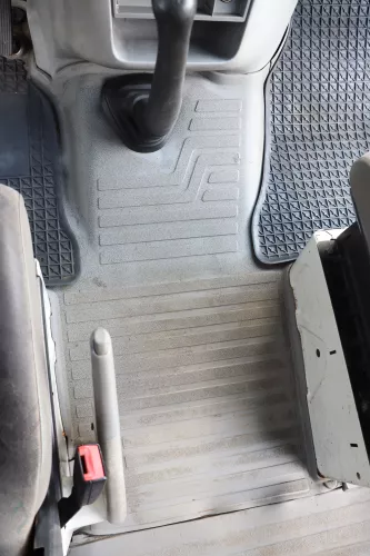 VW LT 35 2D Teppich Innenraumteppich Innen Boden vorne grau DoKa  (158746)