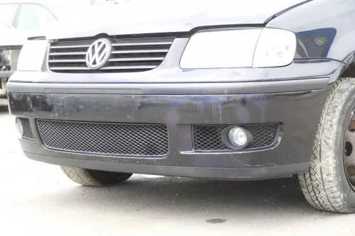 VW Polo 6N2 Stoßstange vorne Frontstoßstange Stoßfänger schwarz L041 +Grill (158923)