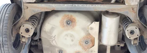 VW Fox 5Z Feder Federn hinten links und rechts 5Z0511115B