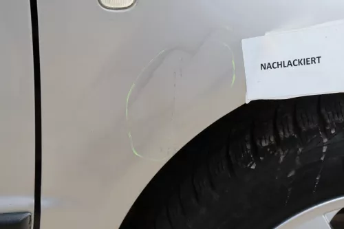 Skoda Fabia 6Y Kotflügel vorne rechts silber LF7T auch Kombi (159096)