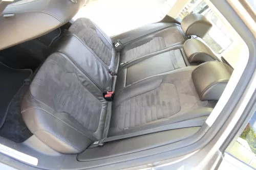 VW Passat 3C B7 Kombi Sitz Rückbank Rücksitzbank Sitze Leder Lehne braun Heizung (159214)