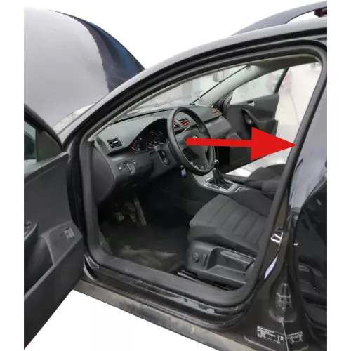 VW Passat 3C B6 B7 Türdichtung Dichtung Tür innen vorn links / rechts schwarz (159268)