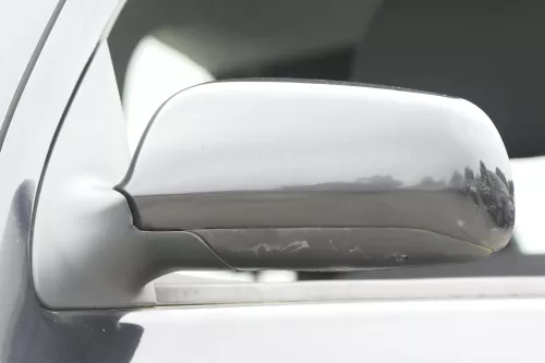 Skoda Fabia 6Y elektrisch Spiegel Außenspiegel links mit Glas schwarz LF9R - RIß (159275)