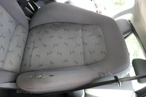 VW Caddy 3 2k Sitz Fahrersitz vorne links +rechts Beifahrersitz Sitzheizung (159297)