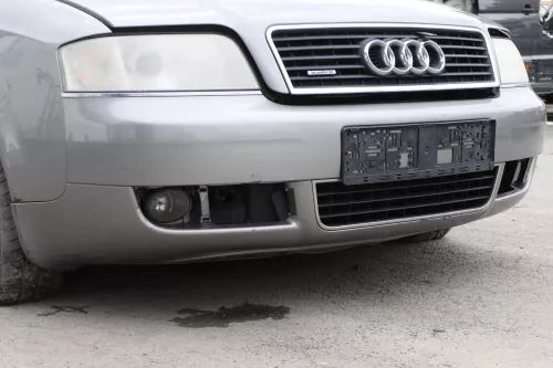 Audi A6 4B Frontstoßstange Stoßstange vorne Stoßfänger grau LY7Q Facelift (159331)
