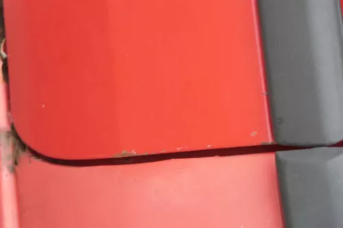 VW Golf 3 4 1E Cabrio Tür vorne links Fahrertür rot - ohne Anbauteile (159361)