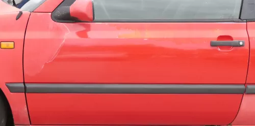 VW Golf 3 4 1E Cabrio Tür vorne links Fahrertür rot - ohne Anbauteile