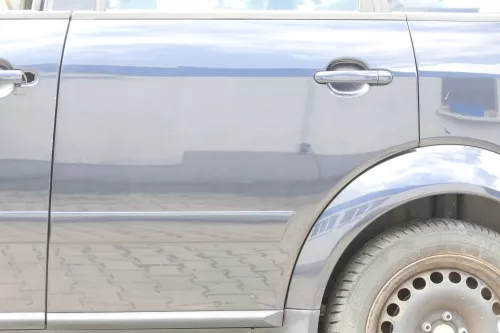 Audi A2 8Z Tür nur das Türblatt hinten links blau LZ5Q - ohne Anbauteile -kobalt (159495)