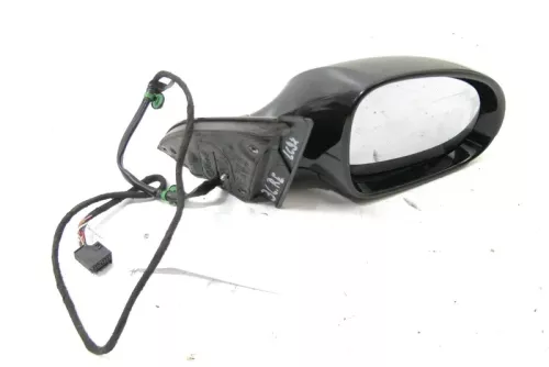 Passat 3C elektrischer Spiegel Außenspiegel rechts schwarz LC9X anklappbar Umfel