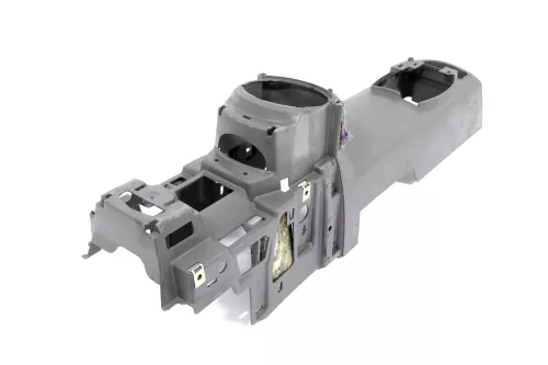 Audi A2 8Z Mitteltunnel hinten Verkleidung um Handbremse Konsole - swing grau (159562)