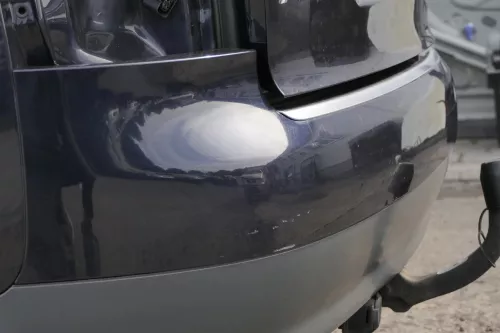 Audi A4 8E B6 Kombi Avant Stoßstange hinten mit Spoiler schwarz blau LZ5L (159627)