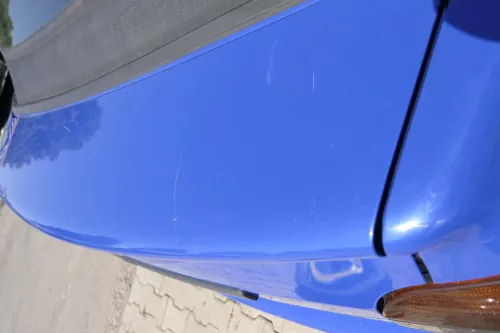 VW Golf 3 Cabrio Heckklappe Kofferraumklappe hinten Klappe blau LW5Z ohneAnbaute (159809)