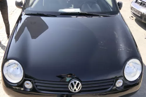 VW Lupo 6X 6E  Motorhaube Klappe Frontklappe Haube vorne schwarz L041 uni f (159827)