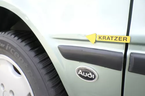 Audi 80 Kotflügel vorne links grün LY6N (159846)