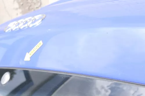 Audi A3 8L bis ca.Bj.1999 Heckklappe Kofferraumklappe Klappe hinten blau LY5M (159856)