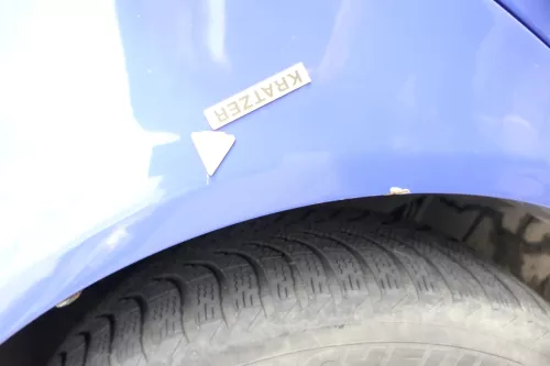 Audi A3 8L Kotflügel vorne links blau LY5M (159857)